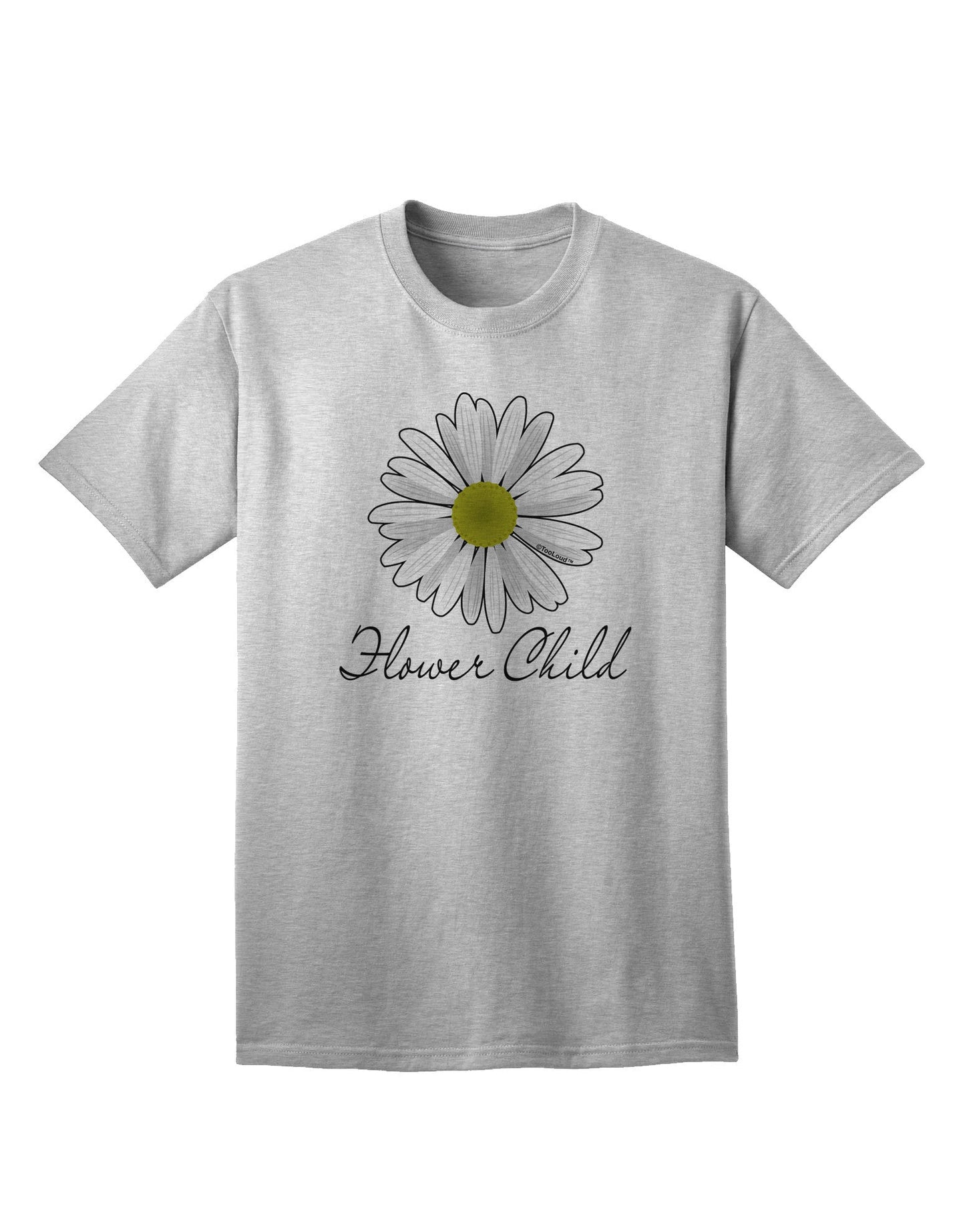 Pretty Daisy - Premium Flower Child Adult T-Shirt for the Modern Bohemian-Mens T-shirts-TooLoud-AshGray-Small-Davson Sales