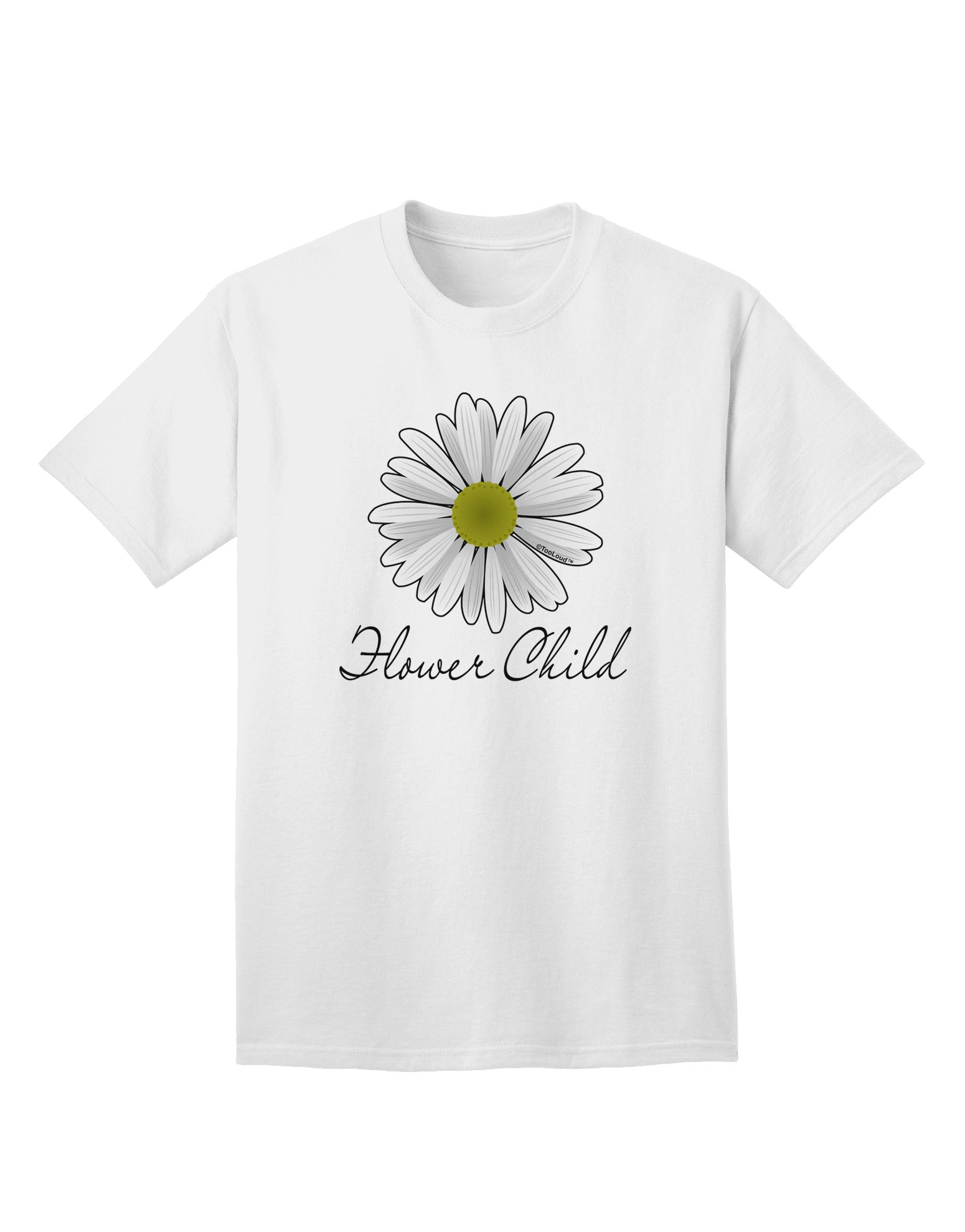 Pretty Daisy - Premium Flower Child Adult T-Shirt for the Modern Bohemian-Mens T-shirts-TooLoud-White-Small-Davson Sales