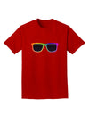 Pride Rainbow Glasses Adult Dark T-Shirt by TooLoud-Mens T-Shirt-TooLoud-Red-Small-Davson Sales