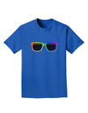 Pride Rainbow Glasses Adult Dark T-Shirt by TooLoud-Mens T-Shirt-TooLoud-Royal-Blue-Small-Davson Sales