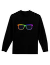 Pride Rainbow Glasses Adult Long Sleeve Dark T-Shirt by TooLoud-TooLoud-Black-Small-Davson Sales