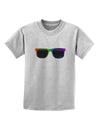 Pride Rainbow Glasses Childrens T-Shirt by TooLoud-Childrens T-Shirt-TooLoud-AshGray-X-Small-Davson Sales