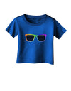 Pride Rainbow Glasses Infant T-Shirt Dark by TooLoud-Infant T-Shirt-TooLoud-Royal-Blue-06-Months-Davson Sales