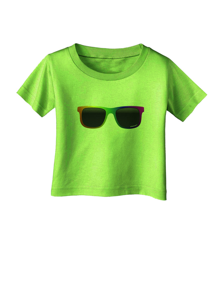 Pride Rainbow Glasses Infant T-Shirt by TooLoud-Infant T-Shirt-TooLoud-White-06-Months-Davson Sales