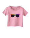 Pride Rainbow Glasses Infant T-Shirt by TooLoud-Infant T-Shirt-TooLoud-Candy-Pink-06-Months-Davson Sales