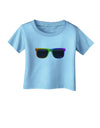 Pride Rainbow Glasses Infant T-Shirt by TooLoud-Infant T-Shirt-TooLoud-Aquatic-Blue-06-Months-Davson Sales