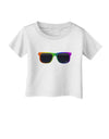 Pride Rainbow Glasses Infant T-Shirt by TooLoud-Infant T-Shirt-TooLoud-White-06-Months-Davson Sales