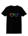 Pride Rainbow Glasses Womens Dark T-Shirt by TooLoud-Womens T-Shirt-TooLoud-Black-X-Small-Davson Sales