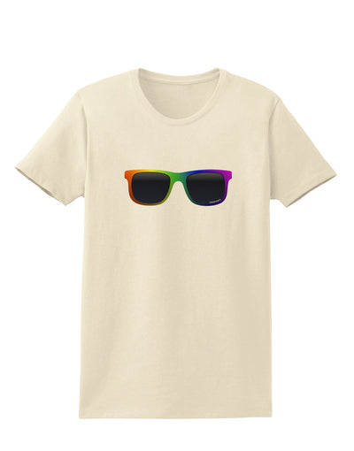 Pride Rainbow Glasses Womens T-Shirt by TooLoud-Womens T-Shirt-TooLoud-Natural-X-Small-Davson Sales