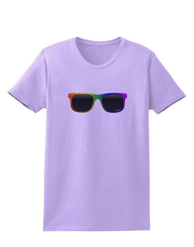 Pride Rainbow Glasses Womens T-Shirt by TooLoud-Womens T-Shirt-TooLoud-Lavender-X-Small-Davson Sales