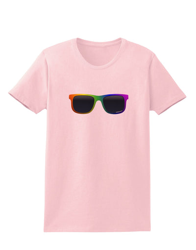 Pride Rainbow Glasses Womens T-Shirt by TooLoud-Womens T-Shirt-TooLoud-PalePink-X-Small-Davson Sales