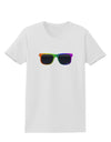 Pride Rainbow Glasses Womens T-Shirt by TooLoud-Womens T-Shirt-TooLoud-White-X-Small-Davson Sales