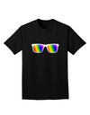 Pride Rainbow Lenses Adult Dark T-Shirt by TooLoud-Mens T-Shirt-TooLoud-Black-Small-Davson Sales