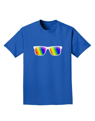 Pride Rainbow Lenses Adult Dark T-Shirt by TooLoud-Mens T-Shirt-TooLoud-Royal-Blue-Small-Davson Sales