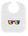 Pride Rainbow Lenses Baby Bib by TooLoud