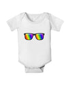 Pride Rainbow Lenses Baby Romper Bodysuit by TooLoud-Baby Romper-TooLoud-White-06-Months-Davson Sales