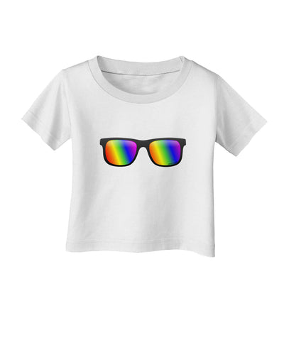 Pride Rainbow Lenses Infant T-Shirt by TooLoud-Infant T-Shirt-TooLoud-White-06-Months-Davson Sales