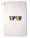 Pride Rainbow Lenses Premium Cotton Golf Towel - 16 x 25 inch by TooLoud-Golf Towel-TooLoud-16x25"-Davson Sales