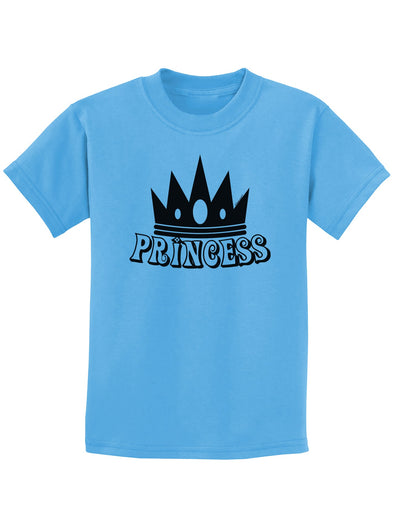 Princess Childrens T-Shirt-Childrens T-Shirt-TooLoud-Aquatic-Blue-X-Small-Davson Sales