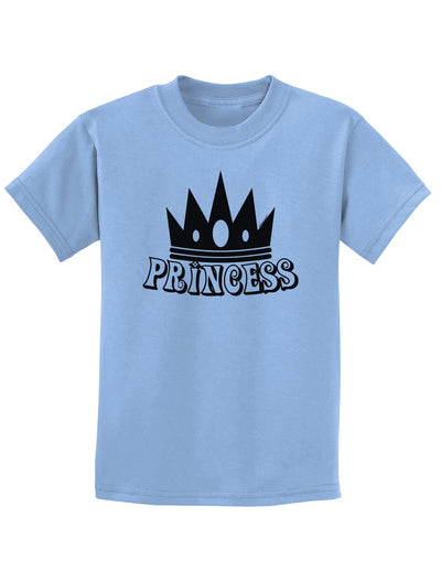 Princess Childrens T-Shirt-Childrens T-Shirt-TooLoud-Light-Blue-X-Small-Davson Sales