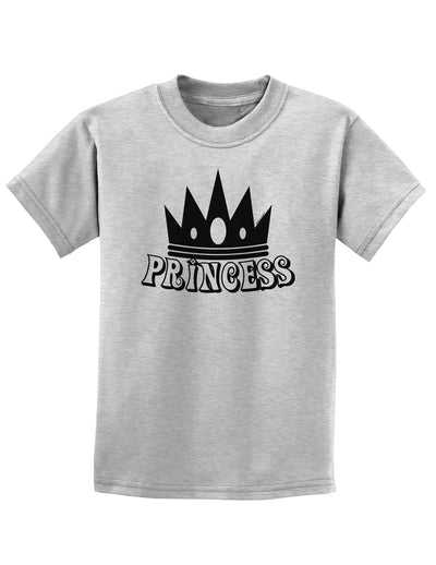 Princess Childrens T-Shirt-Childrens T-Shirt-TooLoud-AshGray-X-Small-Davson Sales