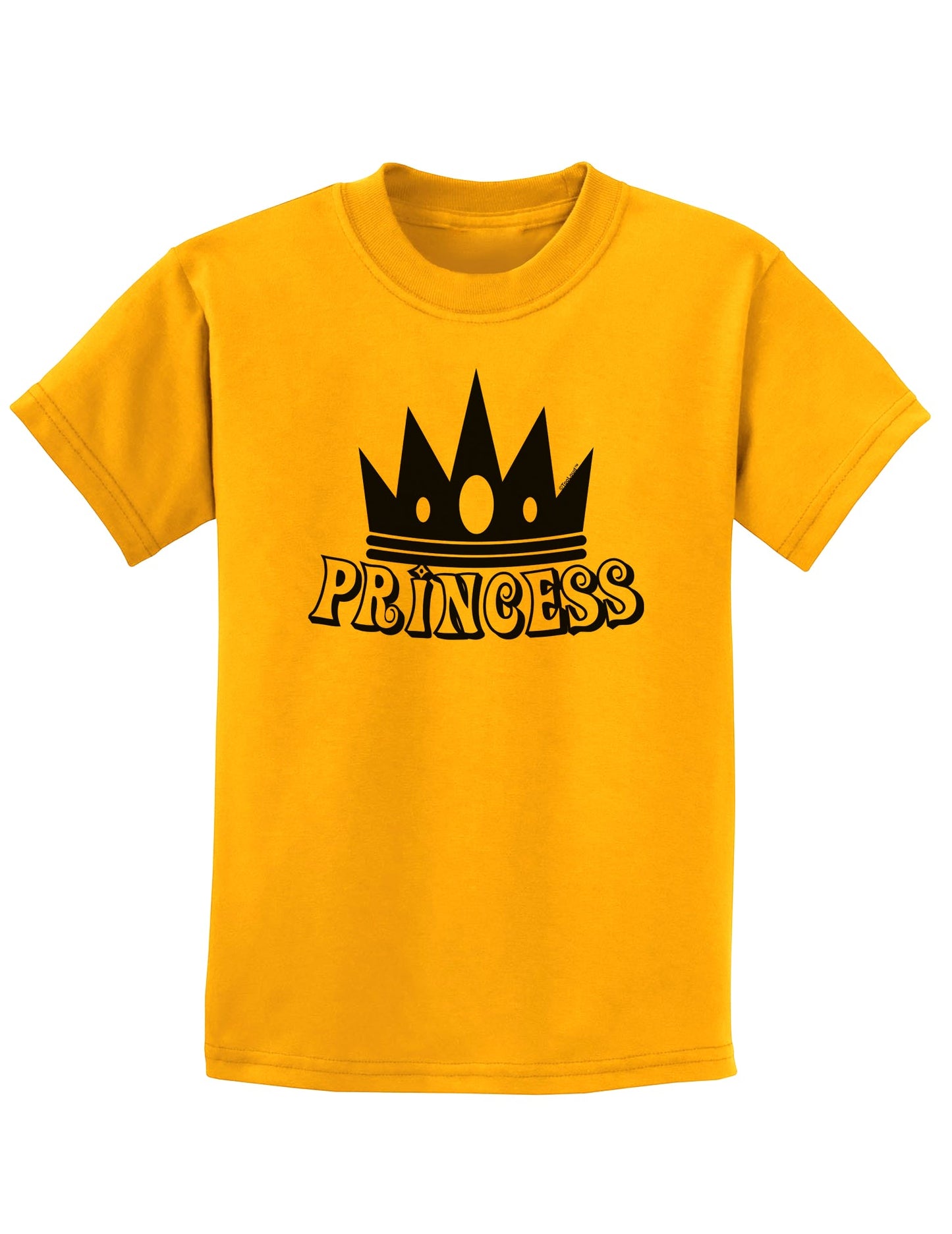 Princess Childrens T-Shirt-Childrens T-Shirt-TooLoud-Gold-X-Small-Davson Sales