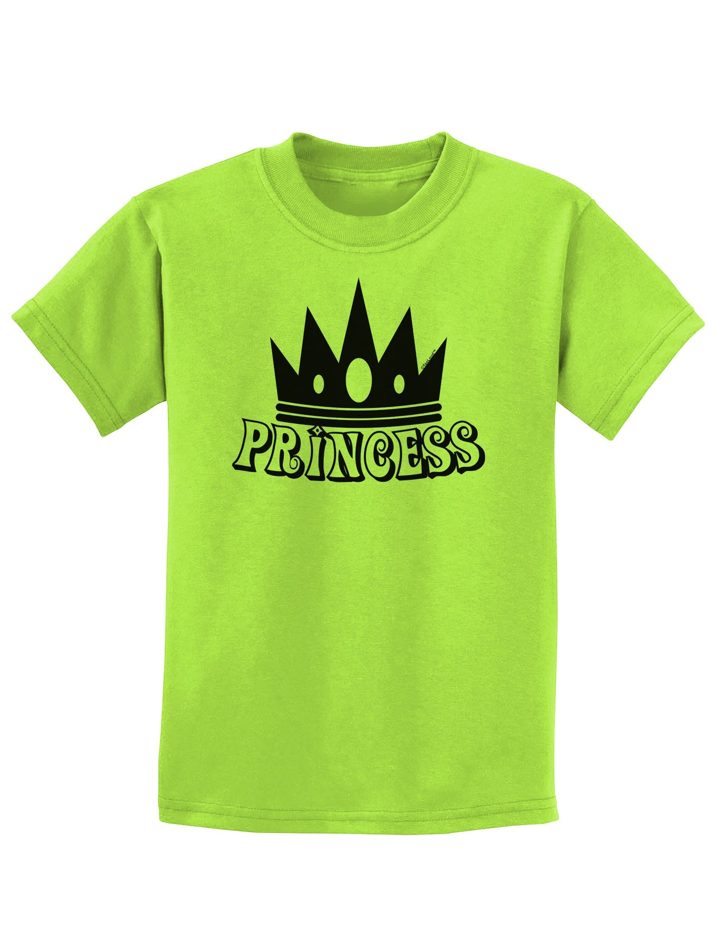 Princess Childrens T-Shirt-Childrens T-Shirt-TooLoud-Lime-Green-X-Small-Davson Sales