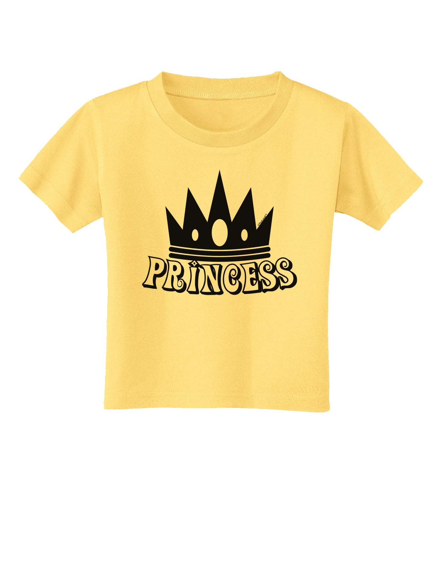 Princess Toddler T-Shirt-Toddler T-Shirt-TooLoud-Daffodil-Yellow-2T-Davson Sales