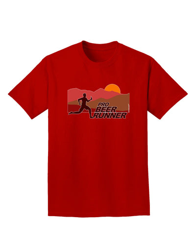 Pro Beer Runner Man Adult Dark T-Shirt-Mens T-Shirt-TooLoud-Red-Small-Davson Sales