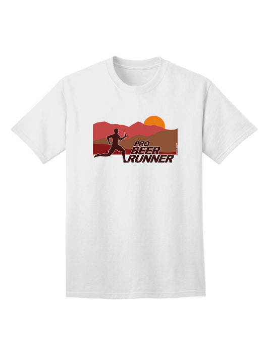 Pro Beer Runner Man Adult T-Shirt-unisex t-shirt-TooLoud-White-Small-Davson Sales