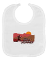 Pro Beer Runner Man Baby Bib