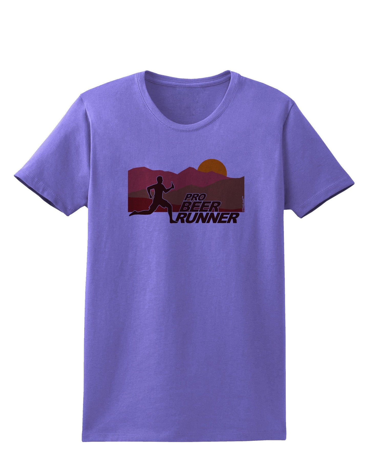 Pro Beer Runner Man Womens T-Shirt-Womens T-Shirt-TooLoud-Violet-X-Small-Davson Sales