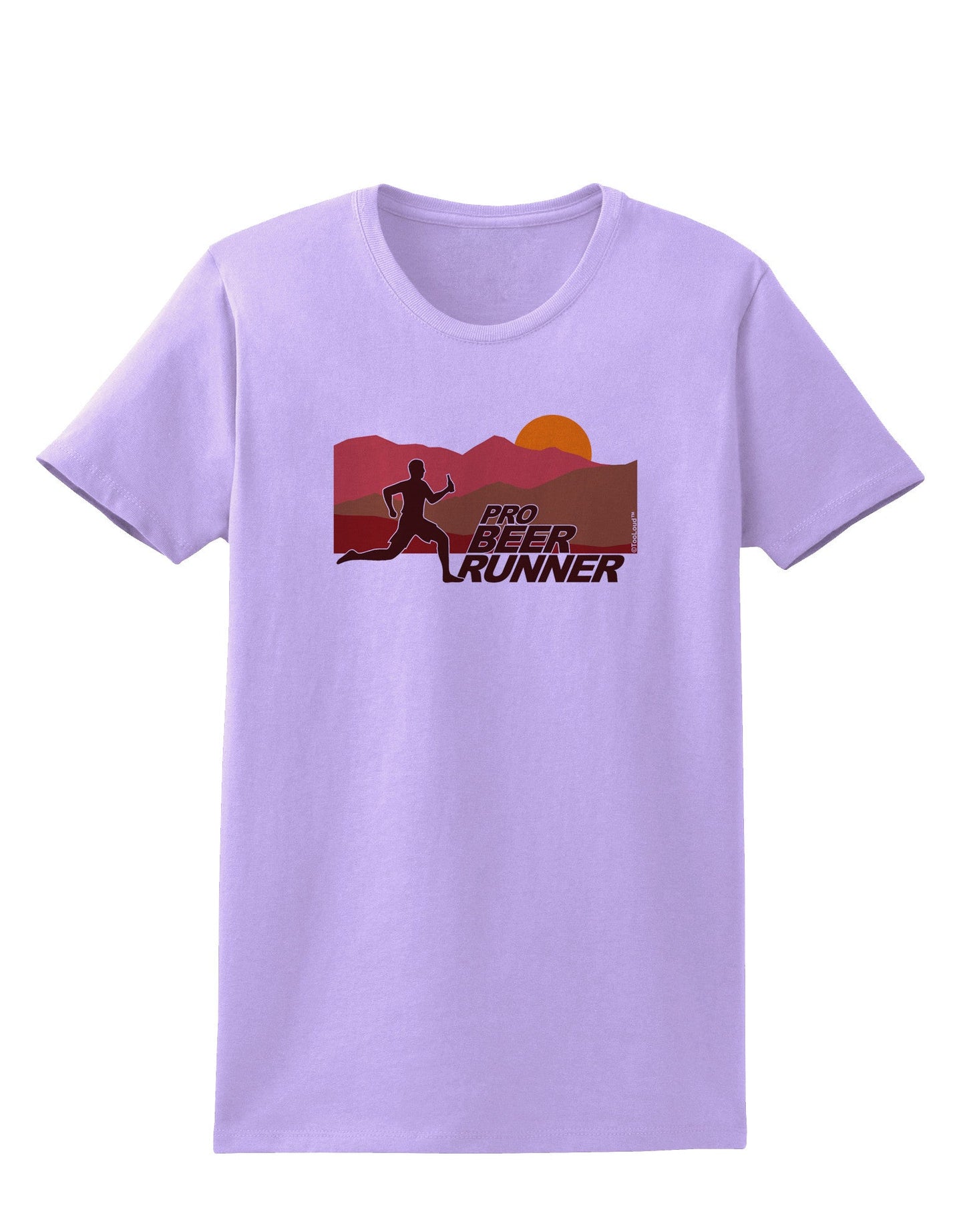 Pro Beer Runner Man Womens T-Shirt-Womens T-Shirt-TooLoud-Lavender-X-Small-Davson Sales