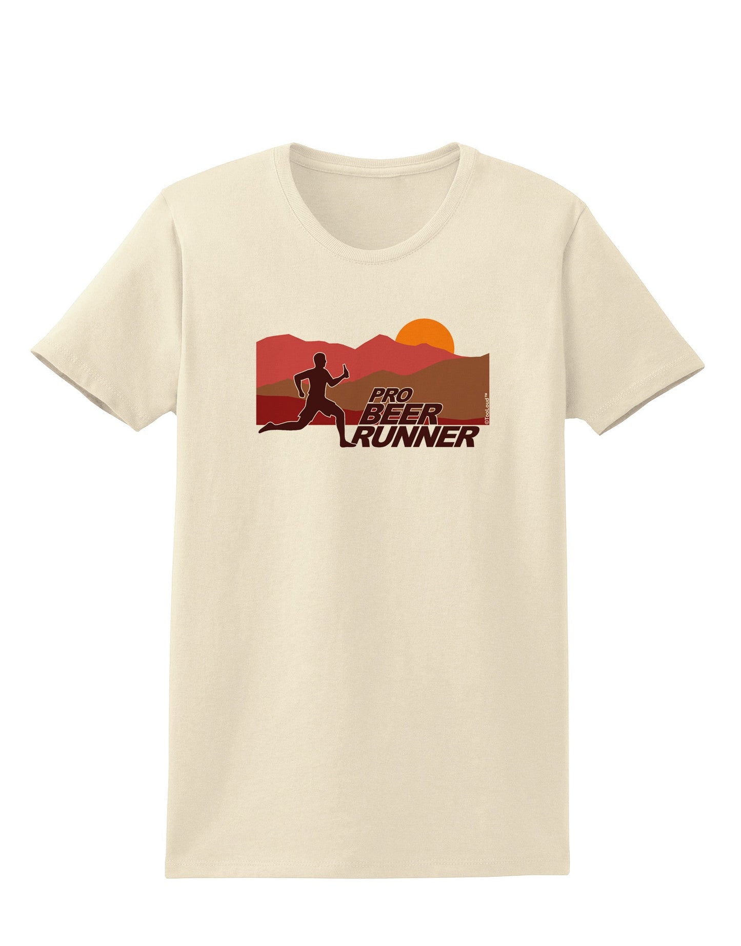 Pro Beer Runner Man Womens T-Shirt-Womens T-Shirt-TooLoud-Natural-X-Small-Davson Sales