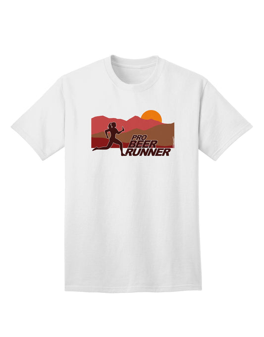 Pro Beer Runner Woman Adult T-Shirt-unisex t-shirt-TooLoud-White-Small-Davson Sales