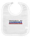 Property of America Baby Bib