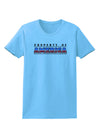 Property of America Womens T-Shirt-Womens T-Shirt-TooLoud-Aquatic-Blue-X-Small-Davson Sales