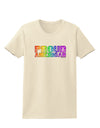 Proud American Rainbow Text Womens T-Shirt by TooLoud-Womens T-Shirt-TooLoud-Natural-X-Small-Davson Sales