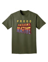 Proud Arizona Native Adult Dark T-Shirt-Mens T-Shirt-TooLoud-Military-Green-Small-Davson Sales