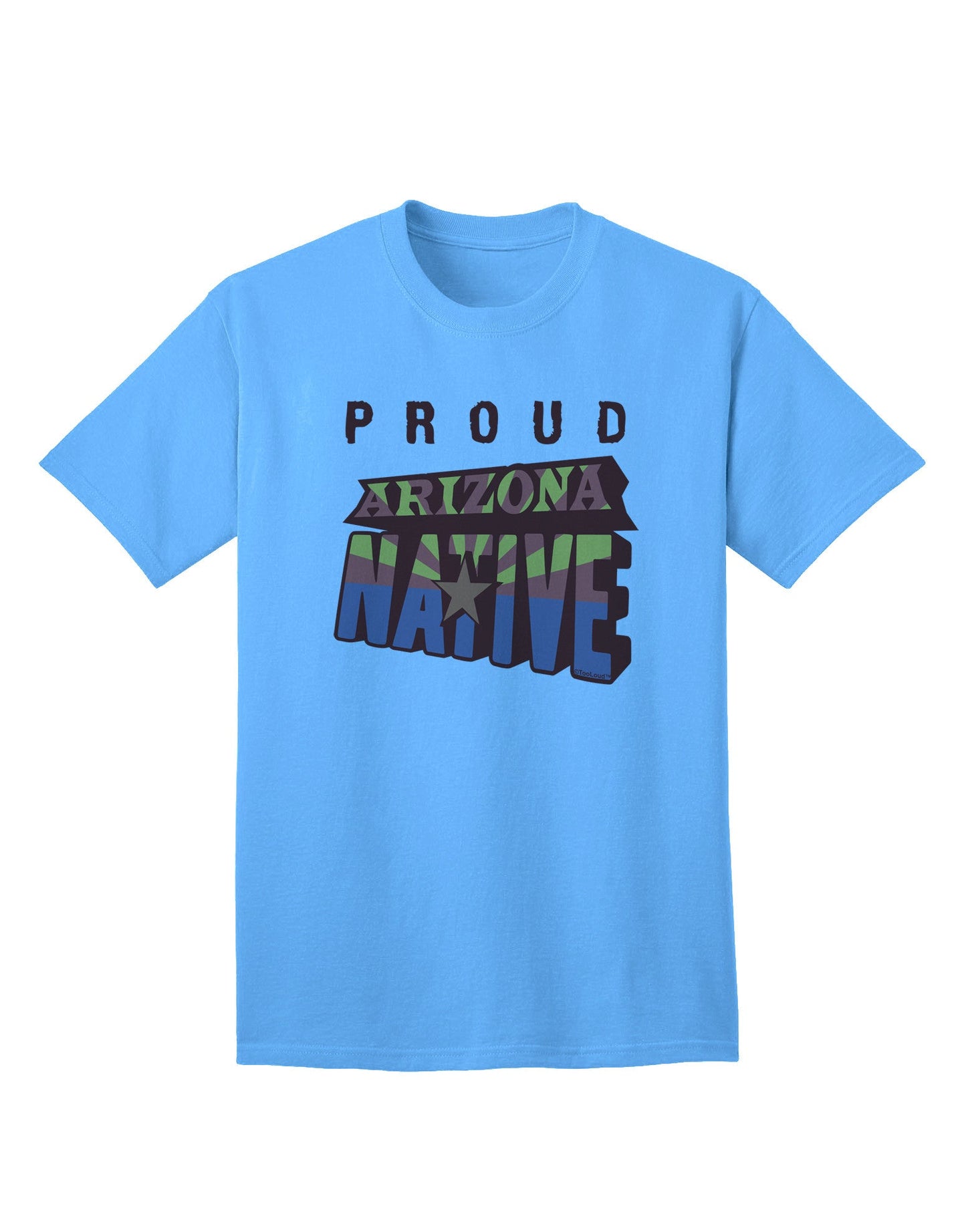 Proud Arizona Native Premium Adult T-Shirt - Exclusively for Arizonians-Mens T-shirts-TooLoud-Aquatic-Blue-Small-Davson Sales
