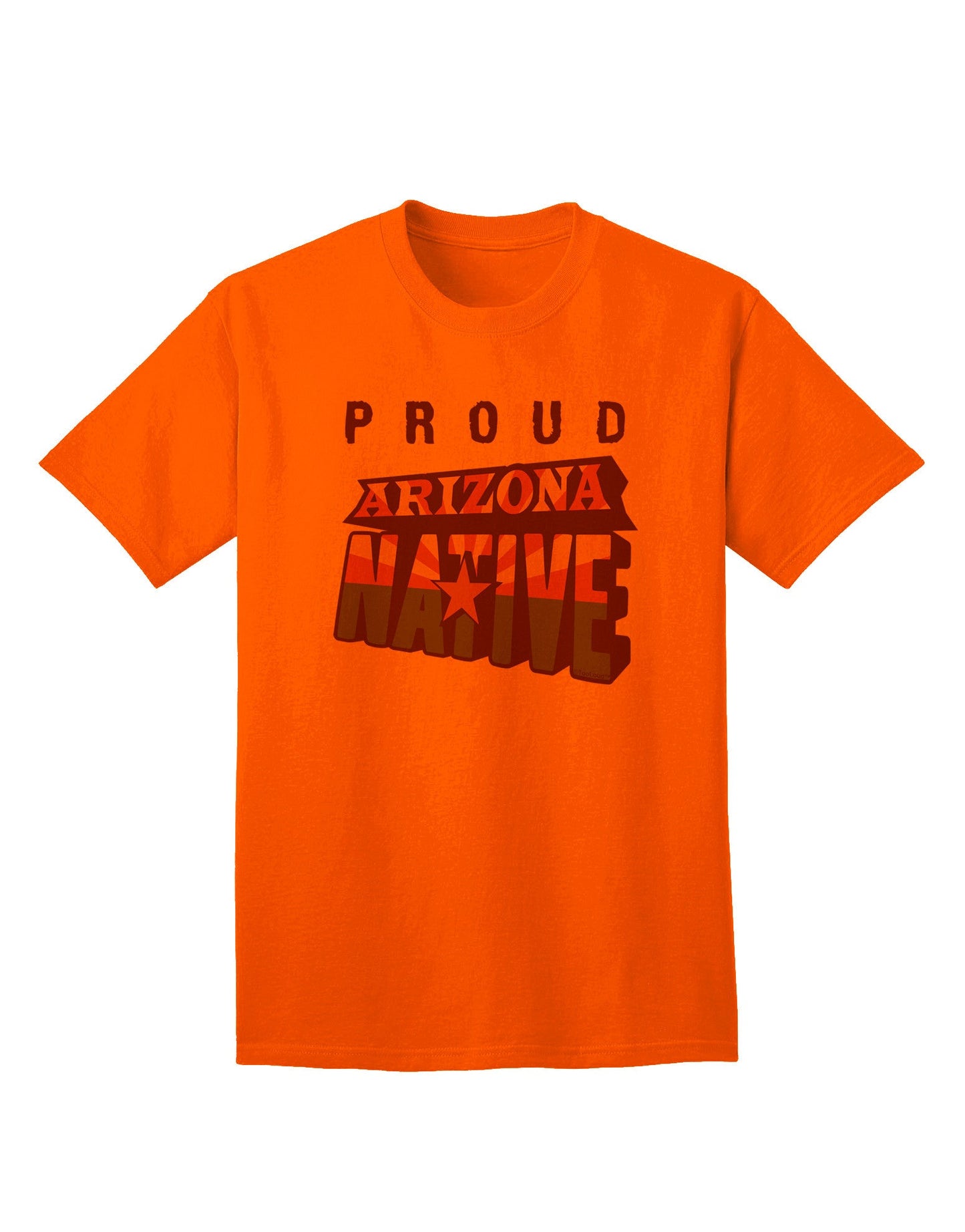Proud Arizona Native Premium Adult T-Shirt - Exclusively for Arizonians-Mens T-shirts-TooLoud-Orange-Small-Davson Sales