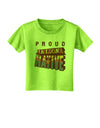 Proud Arizona Native Toddler T-Shirt-Toddler T-Shirt-TooLoud-Lime-Green-2T-Davson Sales