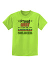 Proud Aunt of an American Soldier Childrens T-Shirt-Childrens T-Shirt-TooLoud-Lime-Green-X-Small-Davson Sales