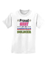 Proud Aunt of an American Soldier Childrens T-Shirt-Childrens T-Shirt-TooLoud-White-X-Small-Davson Sales