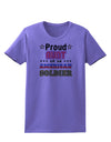 Proud Aunt of an American Soldier Womens T-Shirt-Womens T-Shirt-TooLoud-Violet-X-Small-Davson Sales