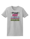 Proud Aunt of an American Soldier Womens T-Shirt-Womens T-Shirt-TooLoud-AshGray-X-Small-Davson Sales