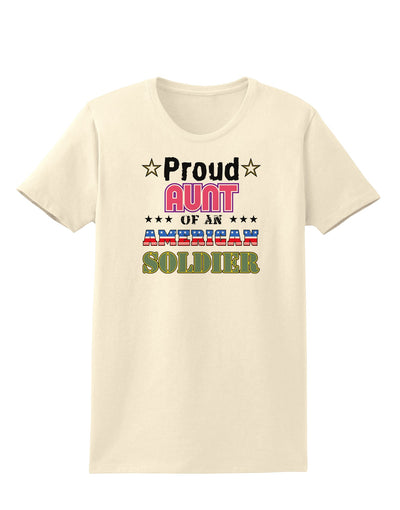 Proud Aunt of an American Soldier Womens T-Shirt-Womens T-Shirt-TooLoud-Natural-X-Small-Davson Sales