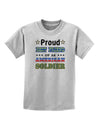 Proud Best Friend of an American Soldier Childrens T-Shirt-Childrens T-Shirt-TooLoud-AshGray-X-Small-Davson Sales