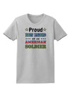 Proud Best Friend of an American Soldier Womens T-Shirt-Womens T-Shirt-TooLoud-AshGray-X-Small-Davson Sales