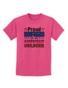 Proud Boyfriend of an American Soldier Childrens T-Shirt-Childrens T-Shirt-TooLoud-Sangria-X-Small-Davson Sales